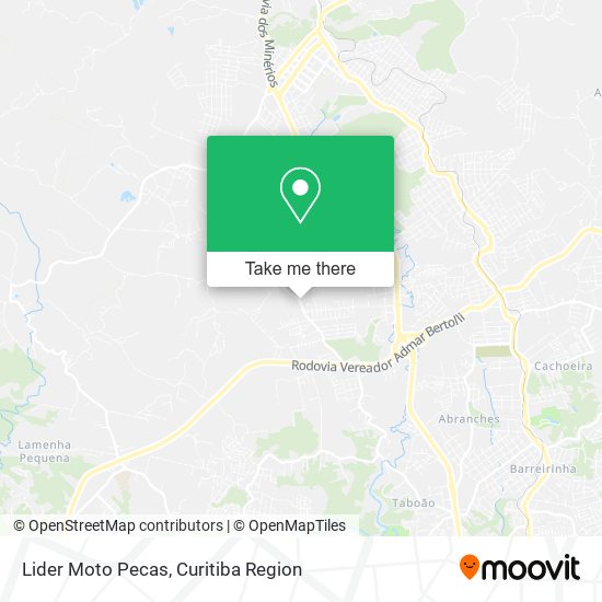 Lider Moto Pecas map