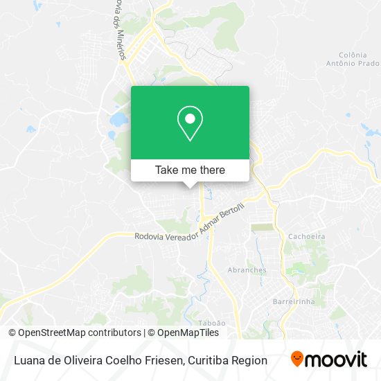 Luana de Oliveira Coelho Friesen map