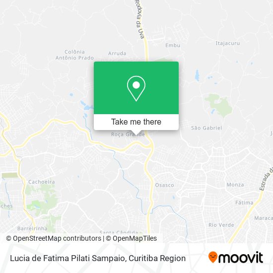 Lucia de Fatima Pilati Sampaio map