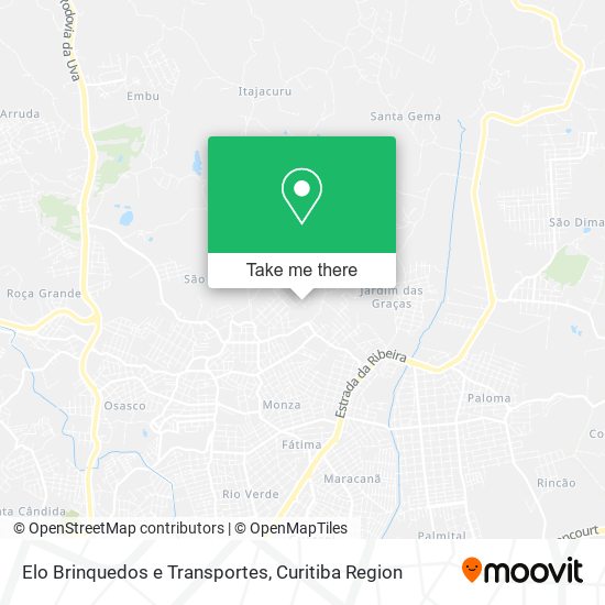 Mapa Elo Brinquedos e Transportes