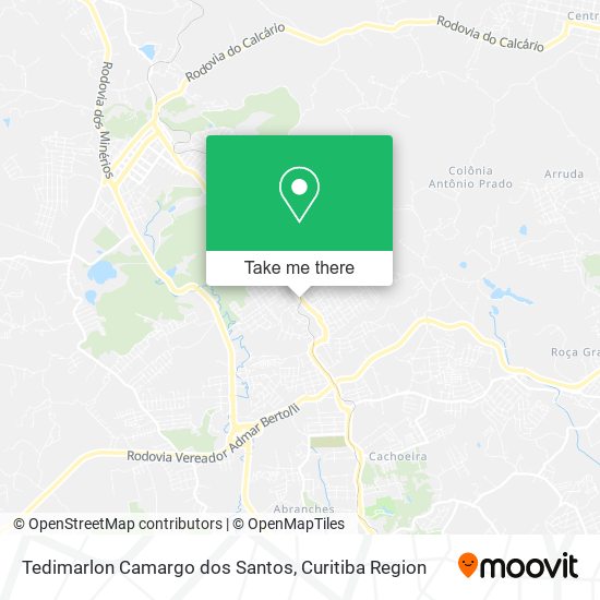 Tedimarlon Camargo dos Santos map