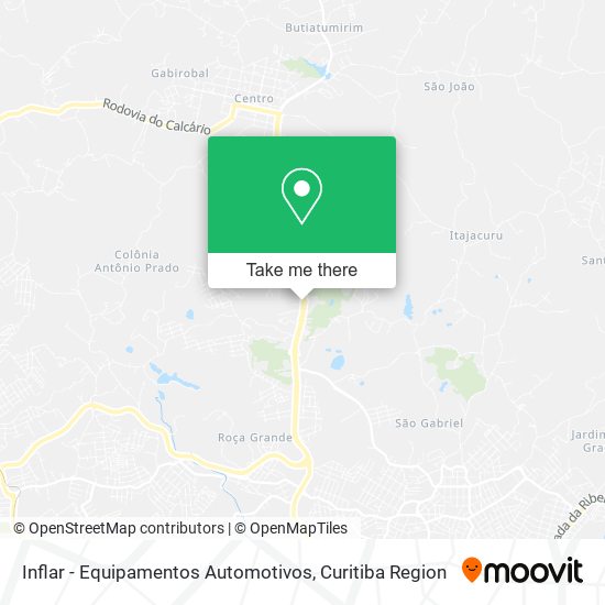 Inflar - Equipamentos Automotivos map