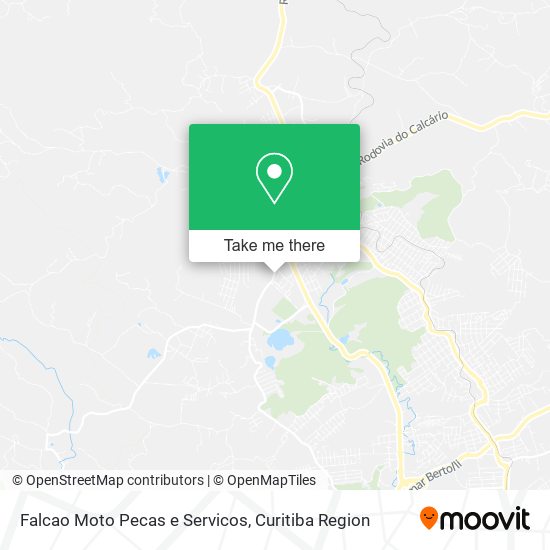 Mapa Falcao Moto Pecas e Servicos