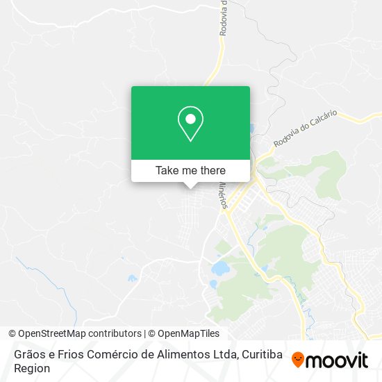 Grãos e Frios Comércio de Alimentos Ltda map