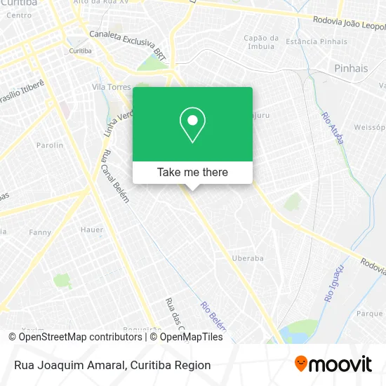 Rua Joaquim Amaral map