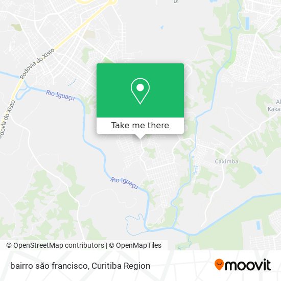 bairro são francisco map