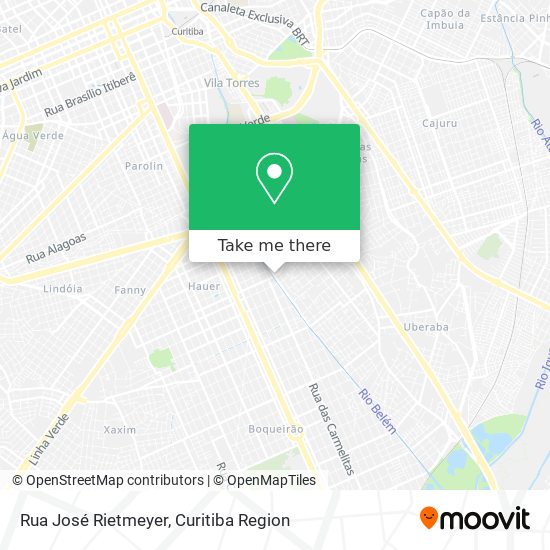 Rua José Rietmeyer map