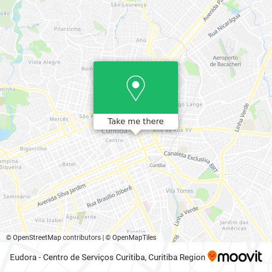 Eudora - Centro de Serviços Curitiba map