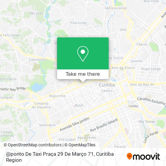 @ponto De Taxi Praça 29 De Março 71 map