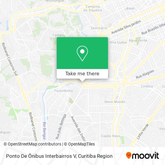 Ponto De Ônibus Interbairros V map