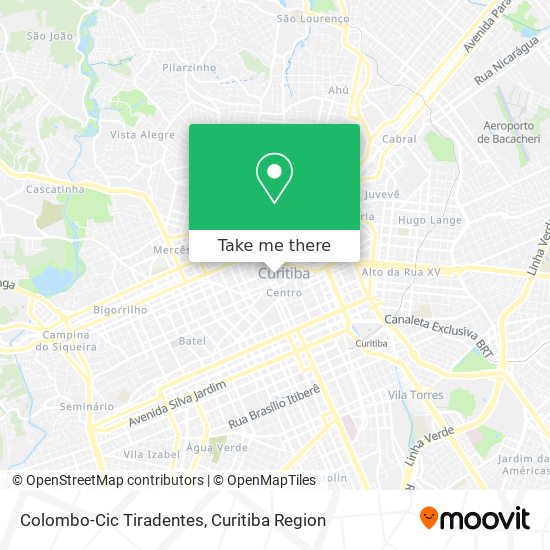 Mapa Colombo-Cic Tiradentes