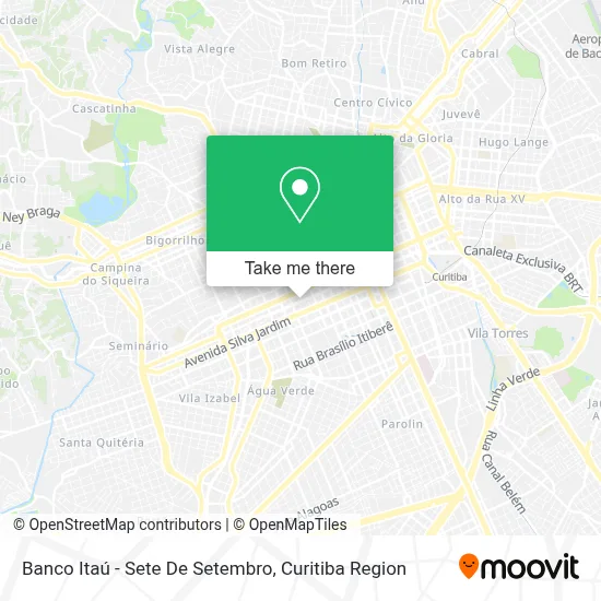 Banco Itaú - Sete De Setembro map