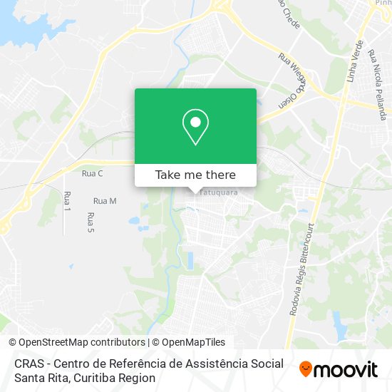 CRAS - Centro de Referência de Assistência Social Santa Rita map