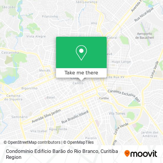 Mapa Condomínio Edifício Barão do Rio Branco