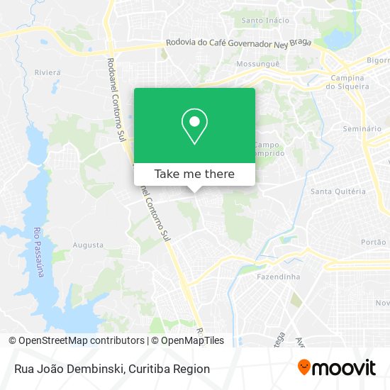 Rua João Dembinski map