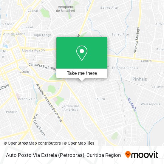 Auto Posto Via Estrela (Petrobras) map