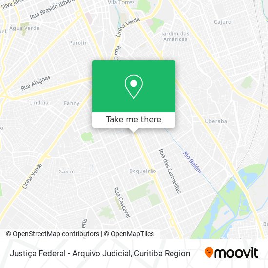 Justiça Federal - Arquivo Judicial map
