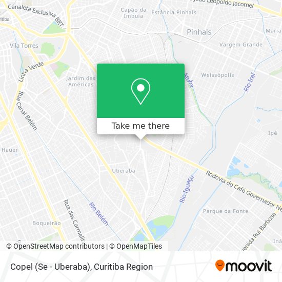 Copel (Se - Uberaba) map