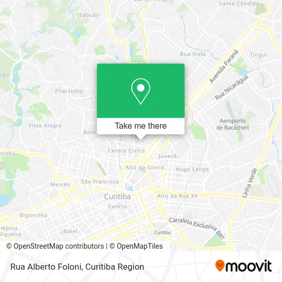 Rua Alberto Foloni map
