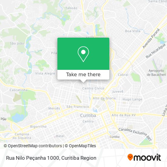 Rua Nilo Peçanha 1000 map