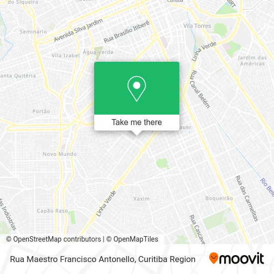 Rua Maestro Francisco Antonello map
