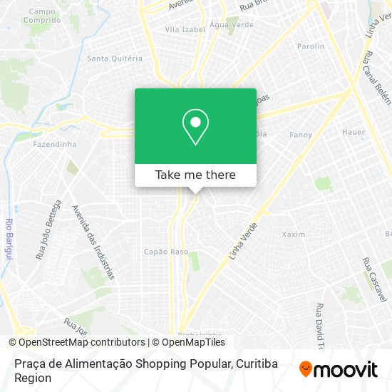 Praça de Alimentaçāo Shopping Popular map