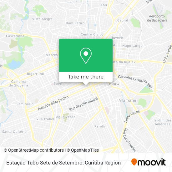 Estação Tubo Sete de Setembro map