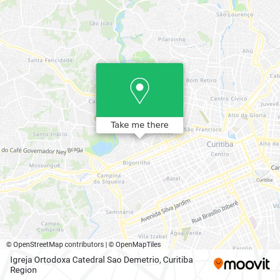 Igreja Ortodoxa Catedral Sao Demetrio map