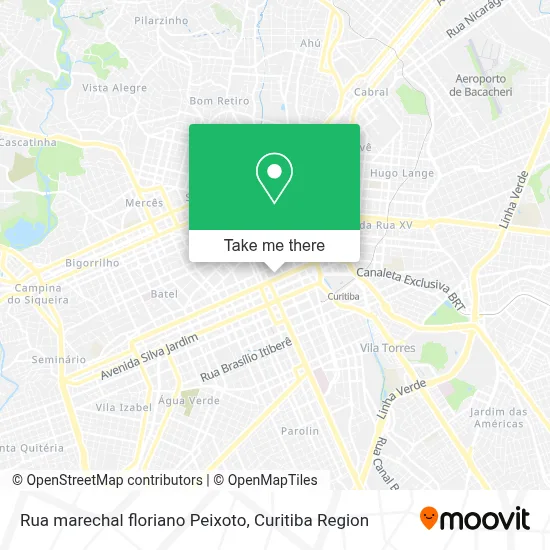 Rua marechal floriano Peixoto map