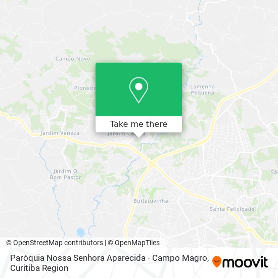 Paróquia Nossa Senhora Aparecida - Campo Magro map