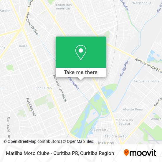Matilha Moto Clube - Curitiba PR map