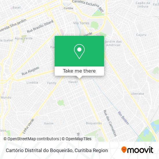 Cartório Distrital do Boqueirão map