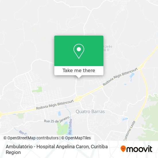 Ambulatório - Hospital Angelina Caron map