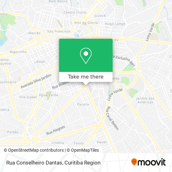 Rua Conselheiro Dantas map