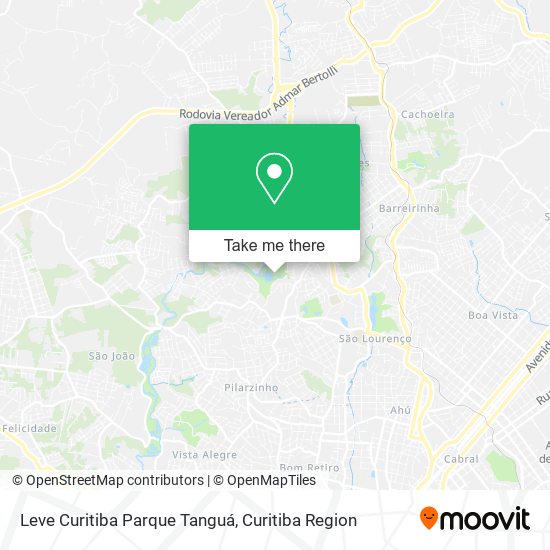 Mapa Leve Curitiba Parque Tanguá