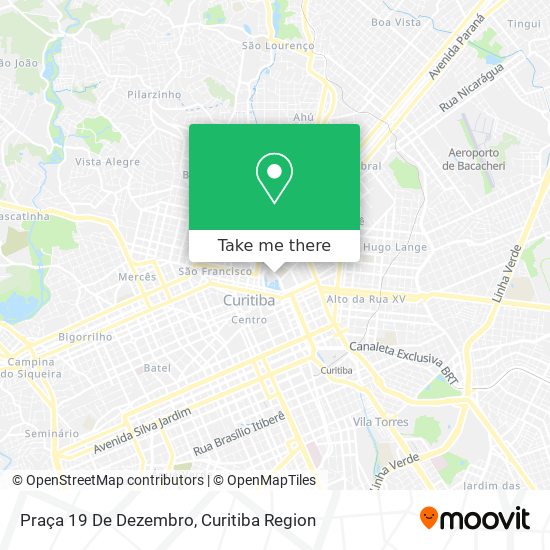 Mapa Praça 19 De Dezembro