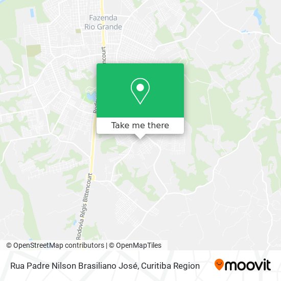 Rua Padre Nilson Brasiliano José map