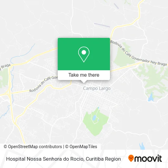 Hospital Nossa Senhora do Rocio map