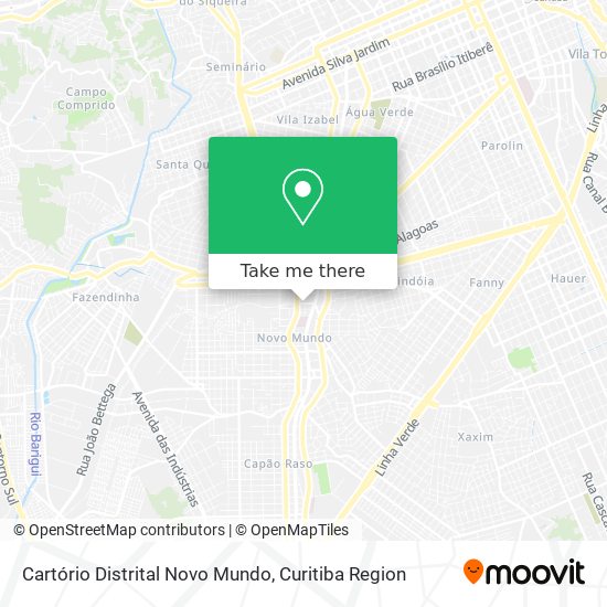 Cartório Distrital Novo Mundo map