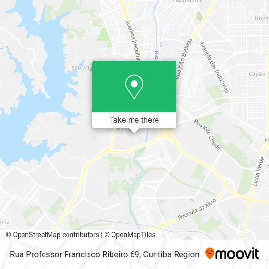 Rua Professor Francisco Ribeiro 69 map