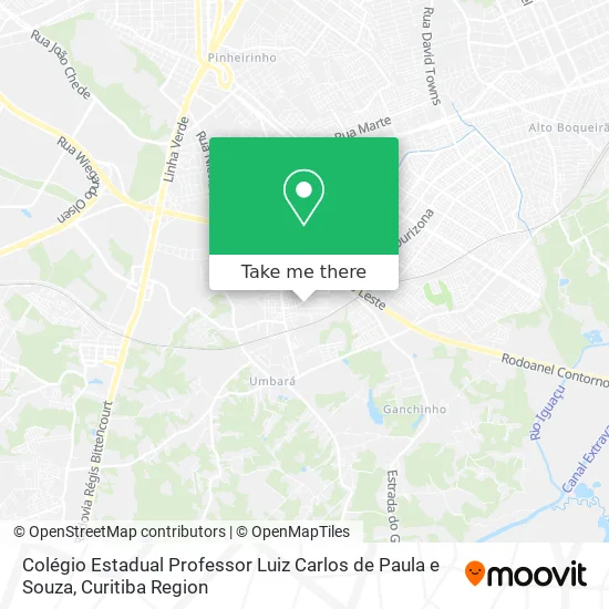 Colégio Estadual Professor Luiz Carlos de Paula e Souza map