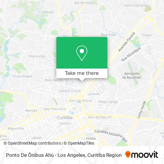 Ponto De Ônibus Ahú - Los Angeles map