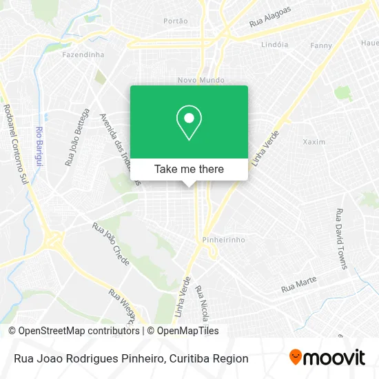 Rua Joao Rodrigues Pinheiro map