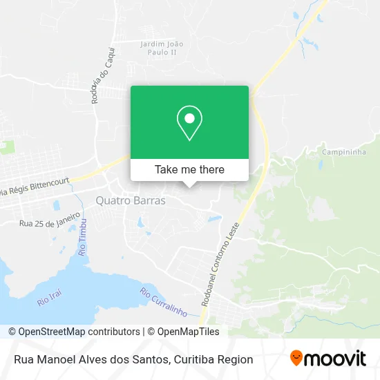 Rua Manoel Alves dos Santos map
