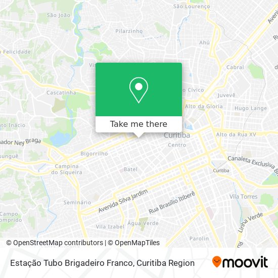 Estação Tubo Brigadeiro Franco map