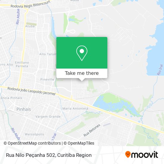 Rua Nilo Peçanha 502 map