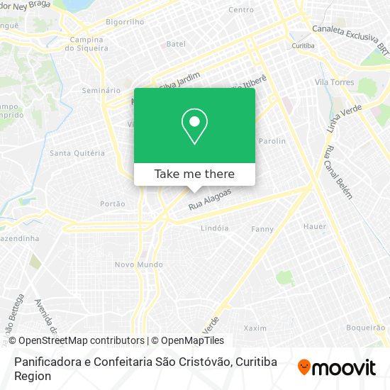 Panificadora e Confeitaria São Cristóvão map
