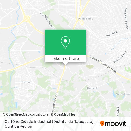 Cartório Cidade Industrial (Distrital do Tatuquara) map