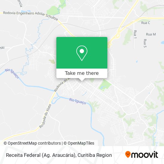 Receita Federal (Ag. Araucária) map