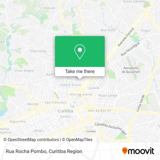 Rua Rocha Pombo map